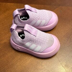 Adidas Kids Light Pink Slip-On Sneakers